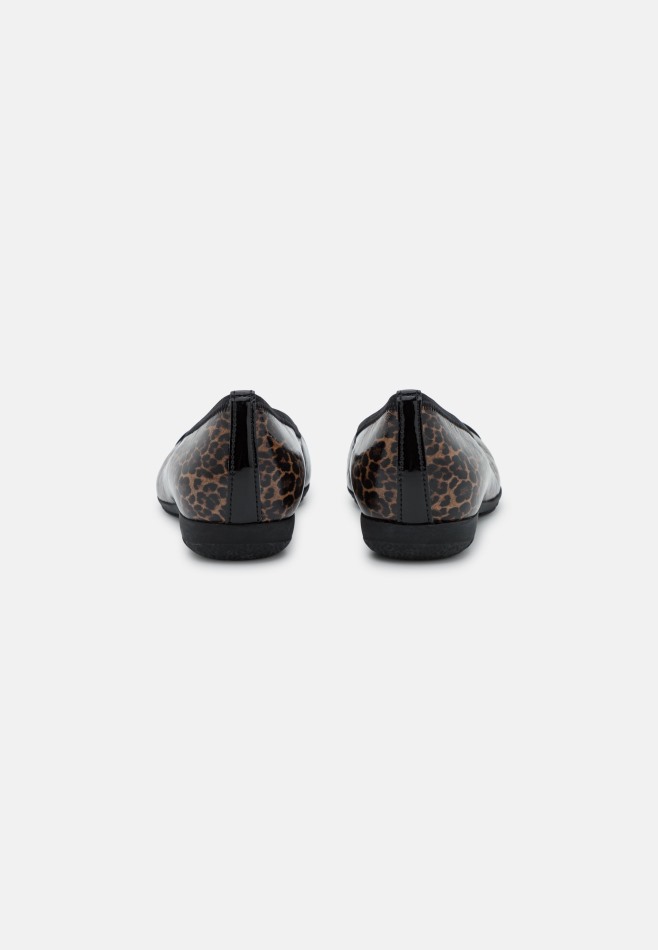 Gabor Noir/léopard | Ballerines Exclusives